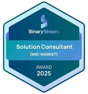 Binary Stream Solution Consultant Award 2025