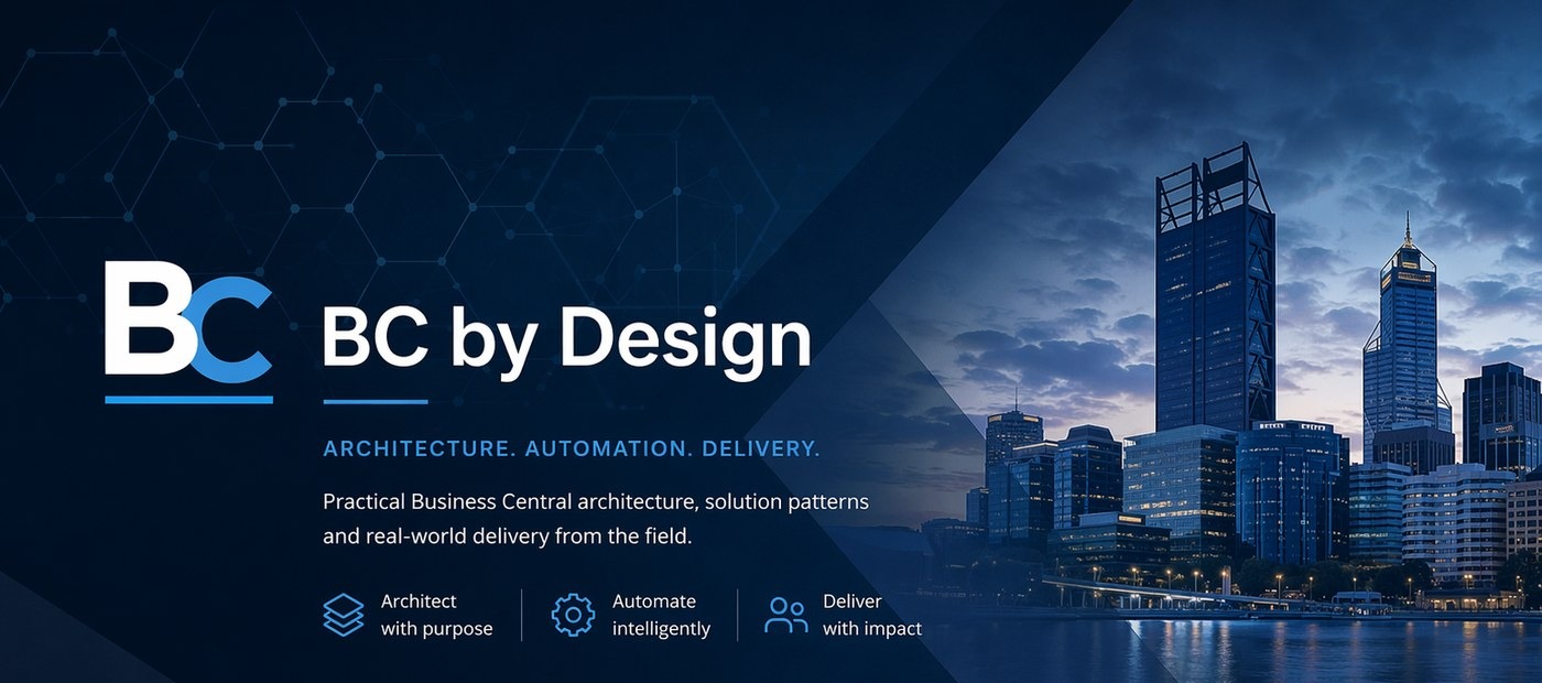 BC by Design hero banner with Perth skyline